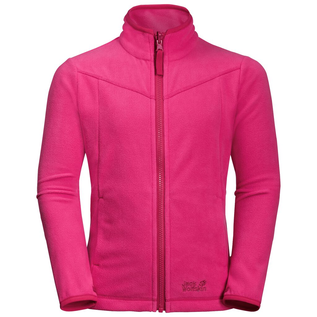 Jack Wolfskin SANDPIPER Gyerek Fleece Kabát Rózsaszín - VAFNDS-409